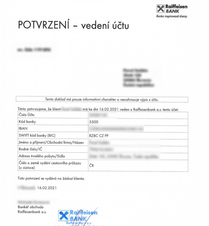 potvrzen